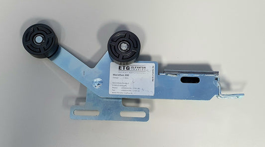 Entriegelungswippeneinheit komplett nach rechts antreibend